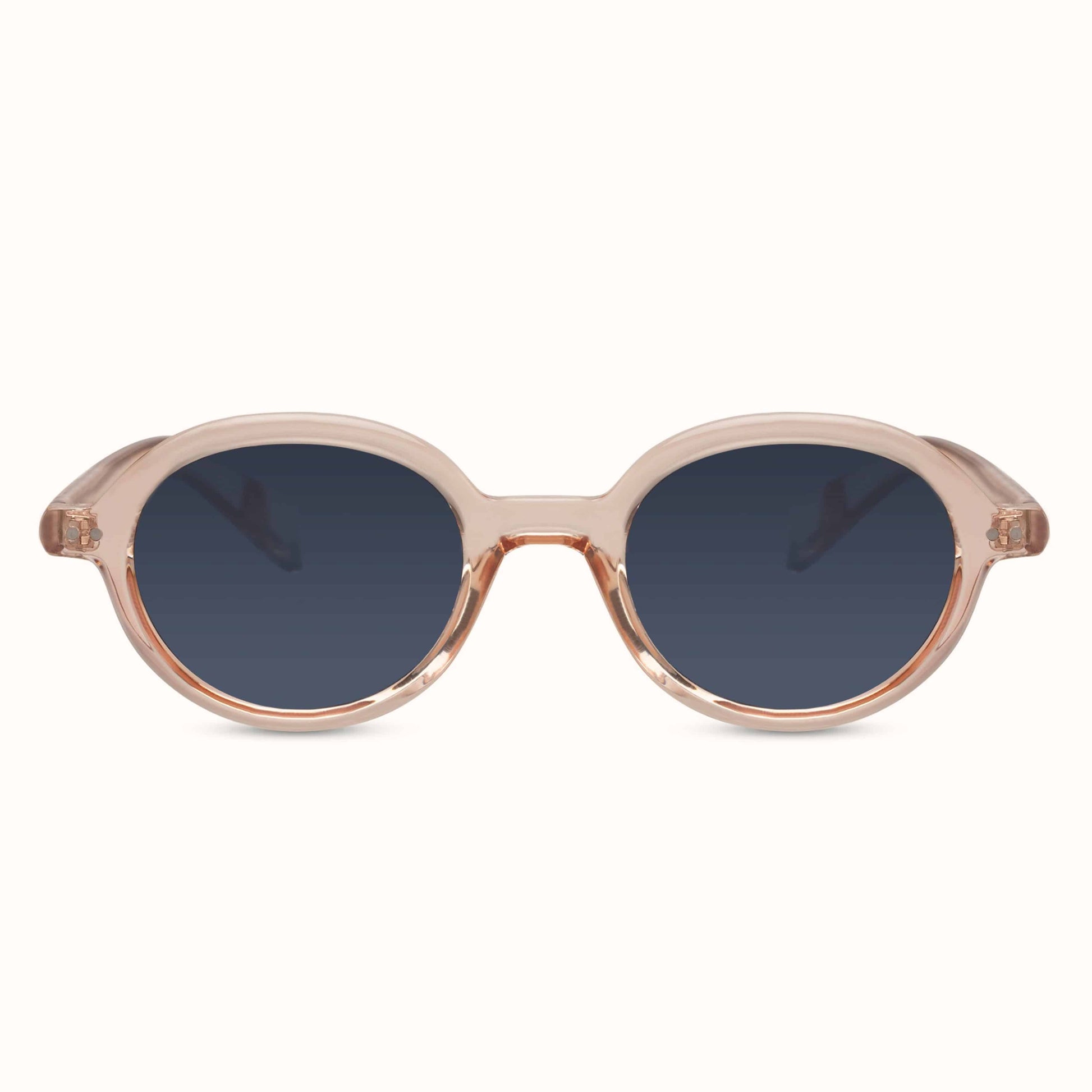 Cheap Rose Circular Sunglasses