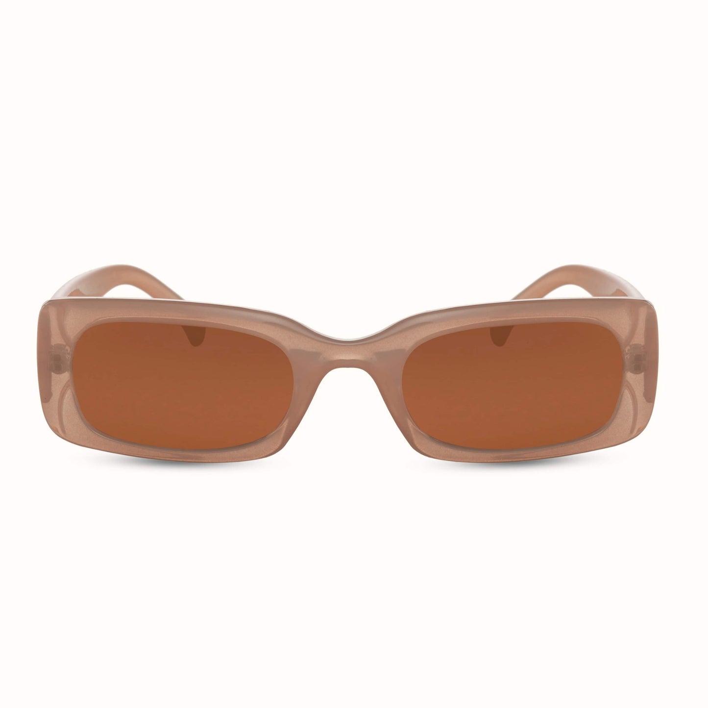 Stylish Brown Beach Babes Womens Affordable Sunglasses