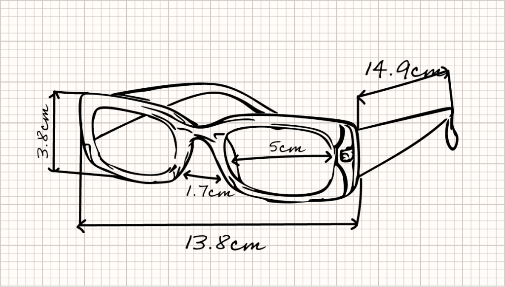 rectangle festival sunglasses
