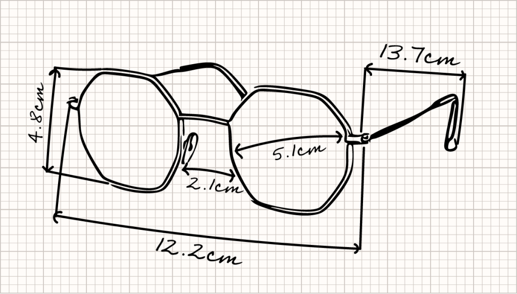 Hexagon Hippie Sunglasses