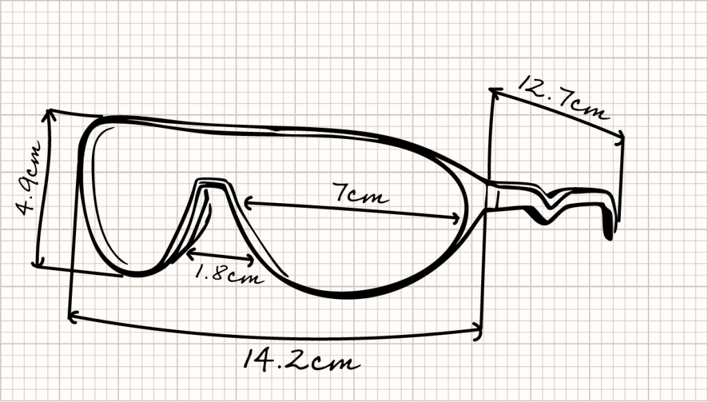 wraparound polarised sunglasses