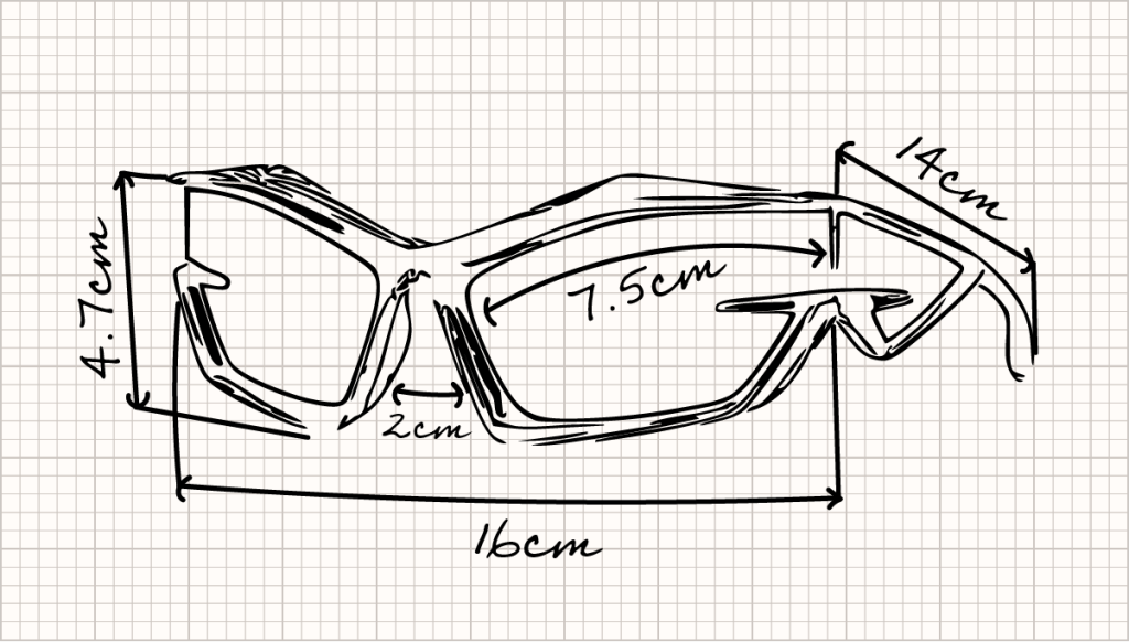 Oversized Angular Sunglasses